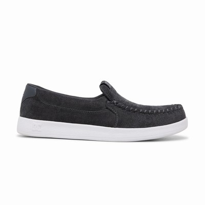 DC Villain Slip Ons Férfi Tornacipő Szürke (UMNB60359)